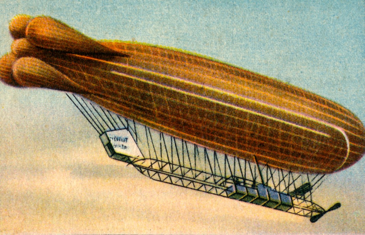 Clément-Bayard1号飞艇，1908年，1932年。 作者 不明