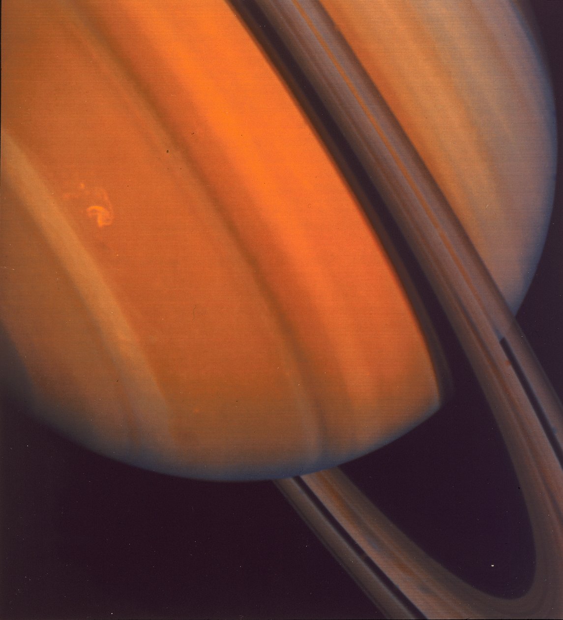 土星环的特写，1981年 作者 不明