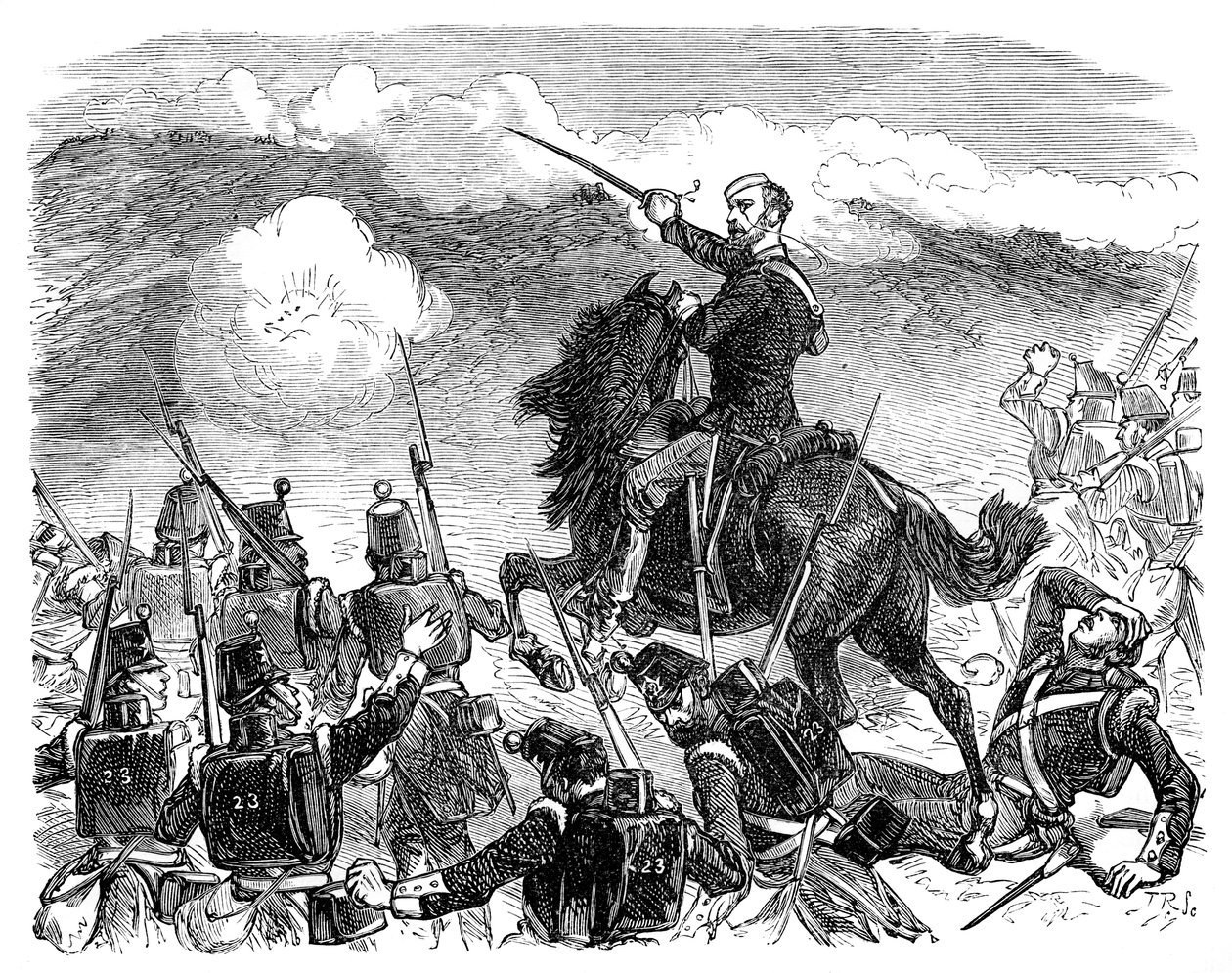 1850年代，克里米亚战争，科德灵顿大队参加了1888年的克里米亚战争 作者 不明