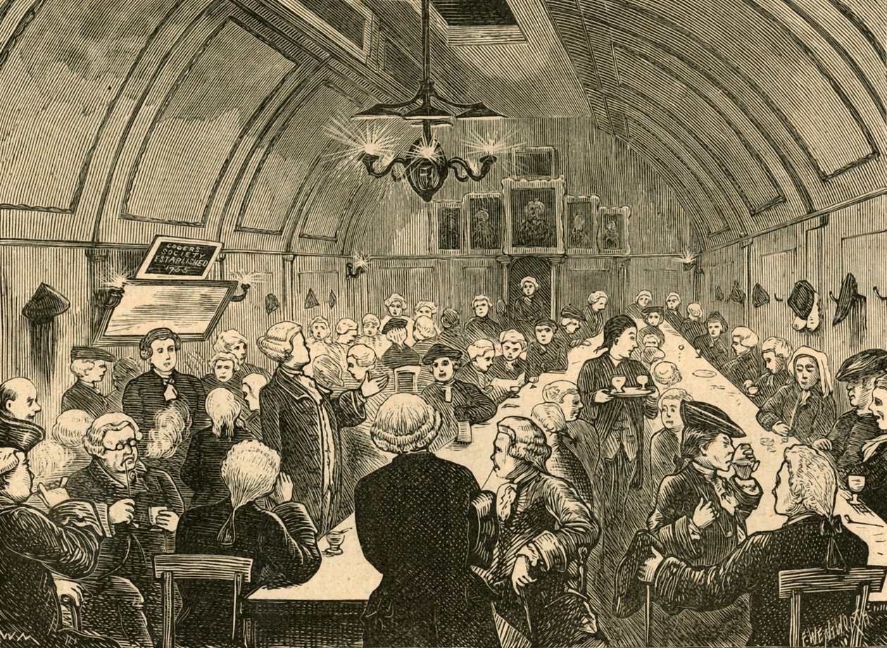1897年，古格（Cogers Hall）的旧照片。 作者 不明