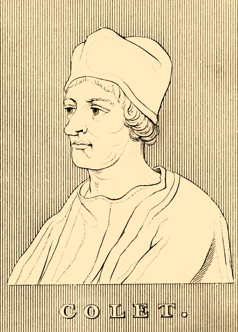 Colet，1467-1519，1830年。 作者 不明