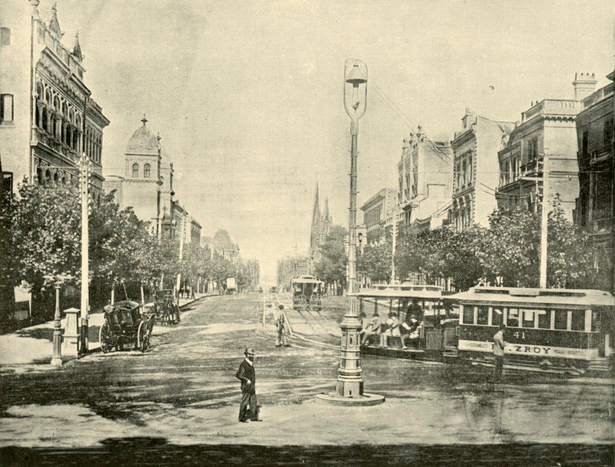 墨尔本柯林斯街（Collins Street），建于1901年，库房建筑。 作者 不明