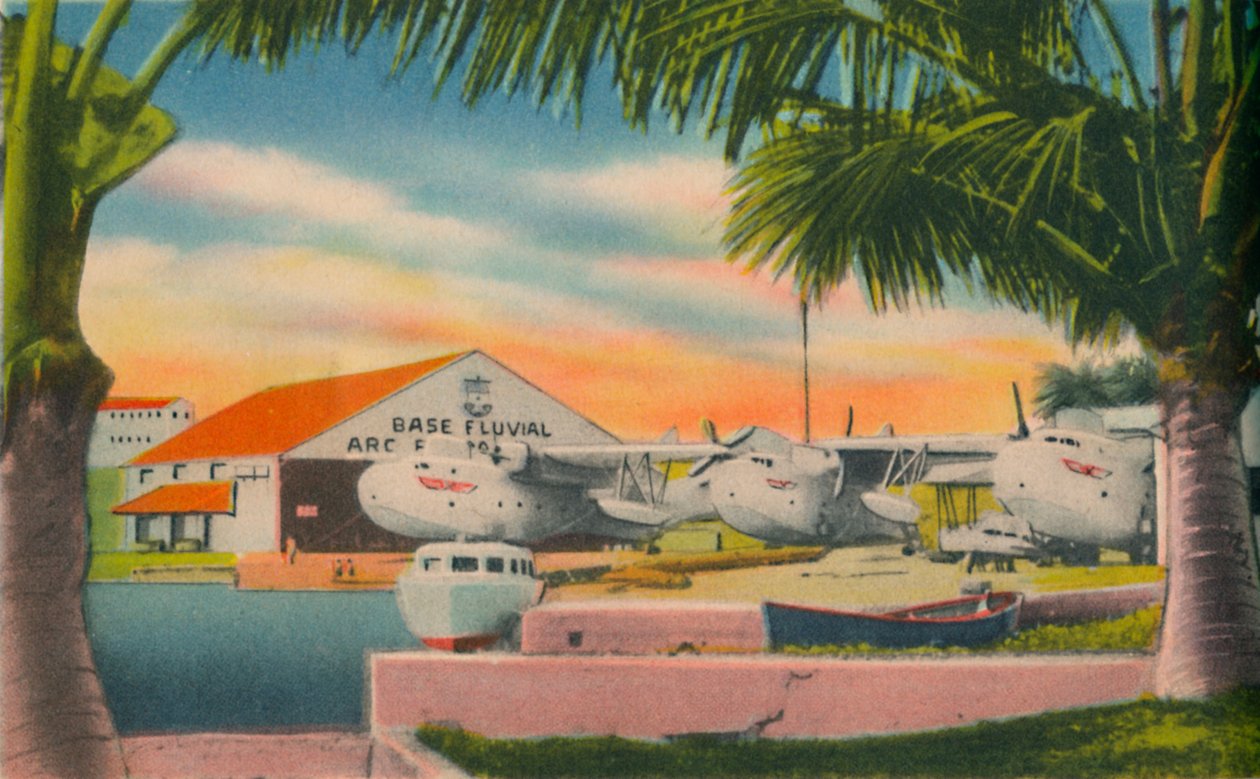 哥伦比亚海军河基地，巴兰基亚，c1940年代 作者 不明