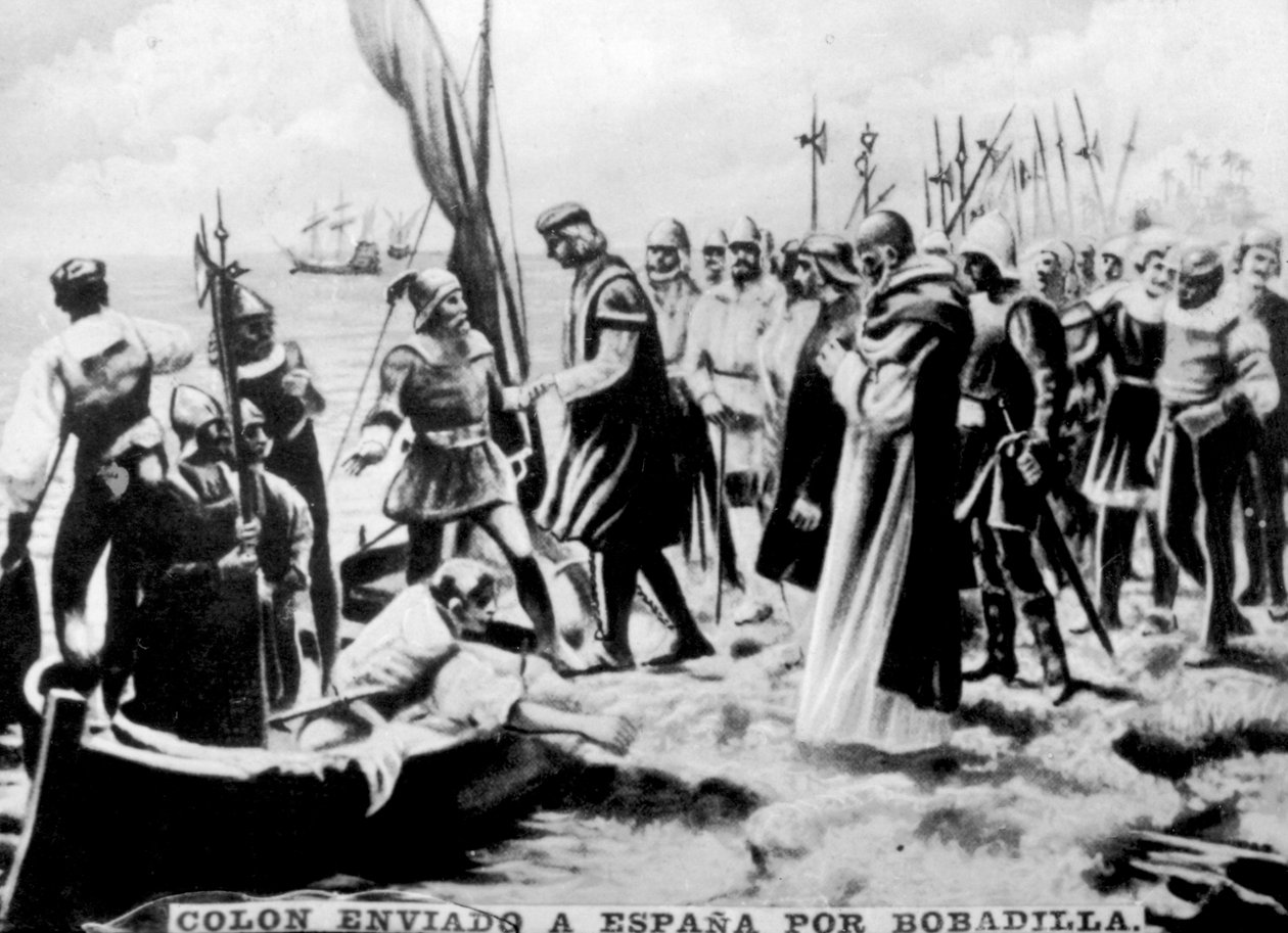 哥伦布（Colombus）于16世纪，1920年代被送往西班牙 作者 不明
