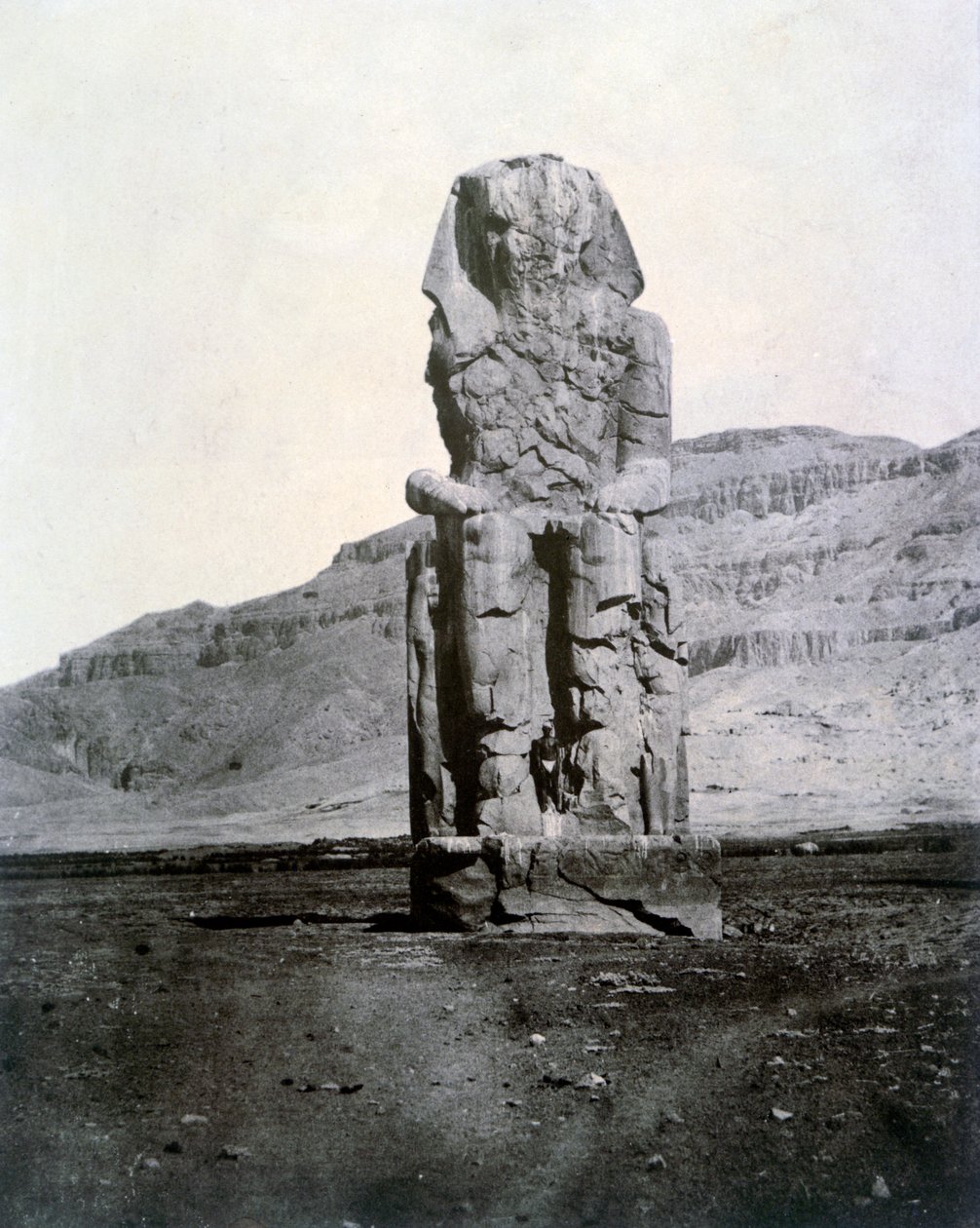 门农巨像，埃及底比斯，1852年 作者 不明