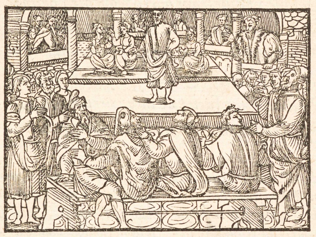 1552年让·德·罗尼（Jean de Roigny）的特伦斯喜剧片。 作者 不明