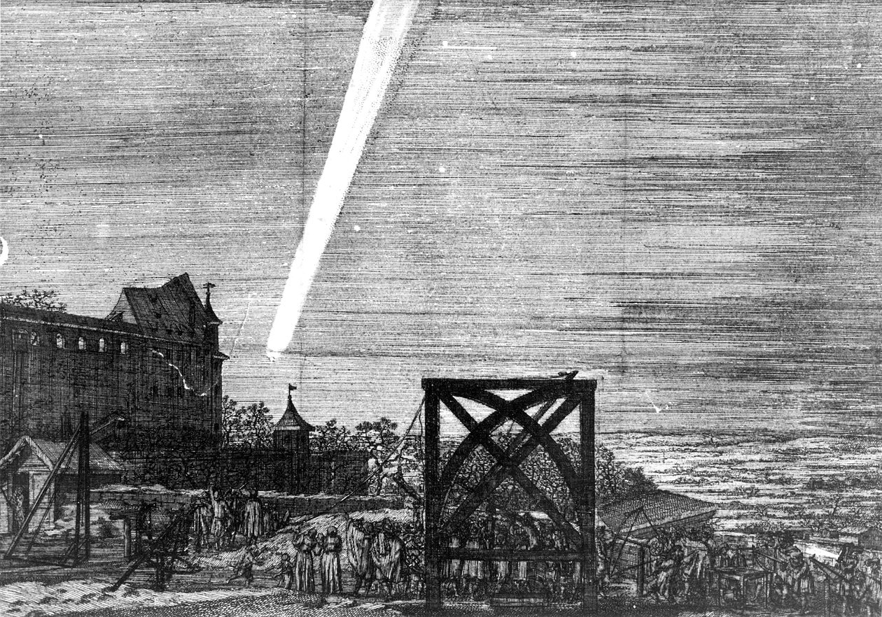 1680年12月的彗星，1681年的基希 作者 不明