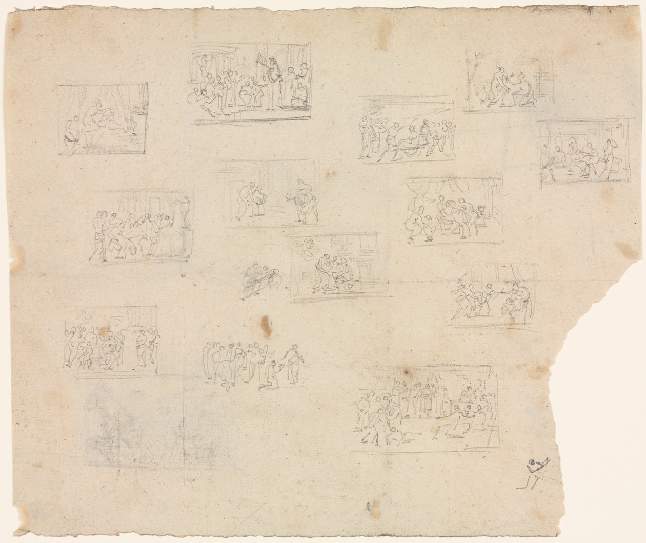 拉斐尔（Raphael）和其他画家之后的构图，c。 1800。 作者 不明