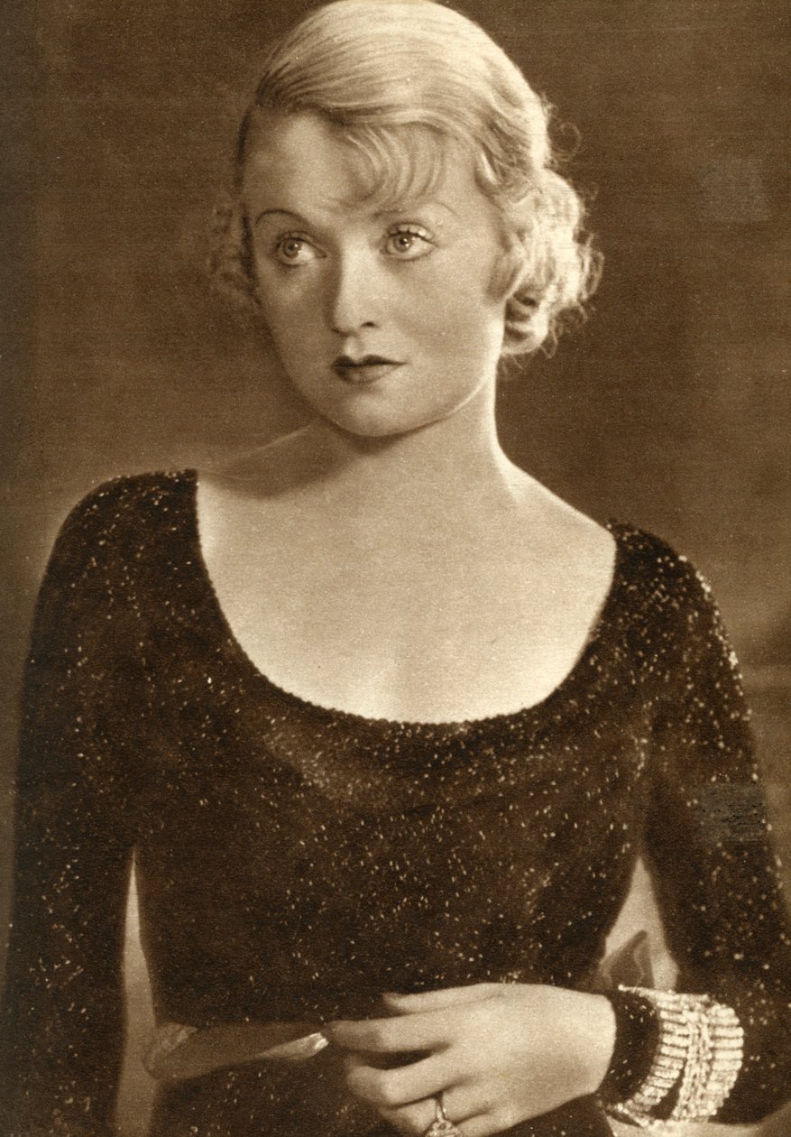 康斯坦斯·贝内特，美国女演员，1933年 作者 不明