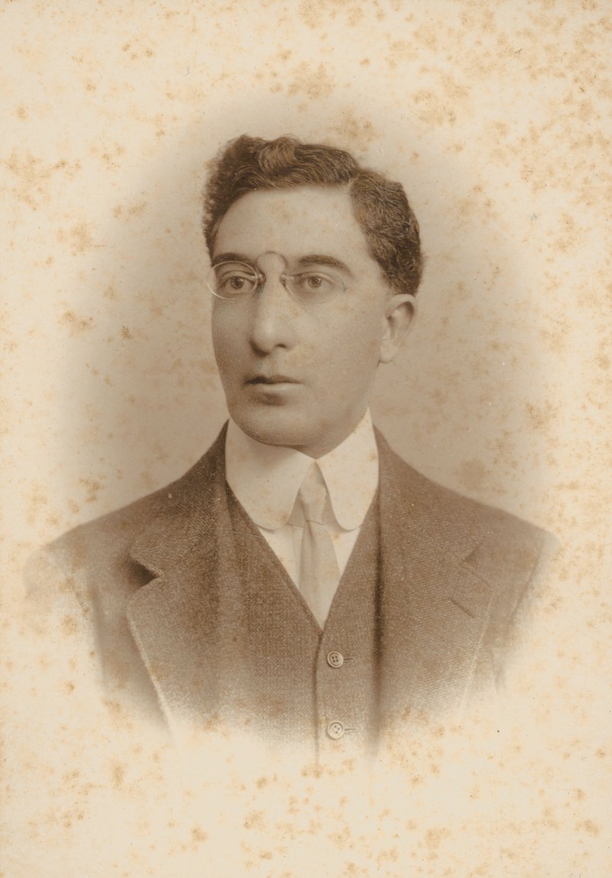 君士坦丁·卡瓦菲（Constantine Cavafy）1863-1933，1910年代 作者 不明