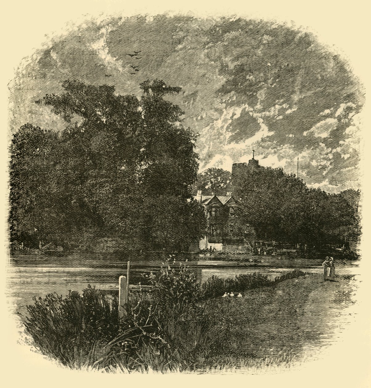 Cookham，1898年。 作者 不明