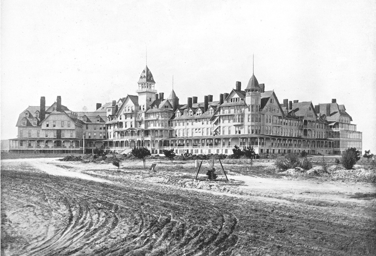 美国加利福尼亚州圣地亚哥的科罗纳多海滩（Coronado Beach），摄于1900年。 作者 不明