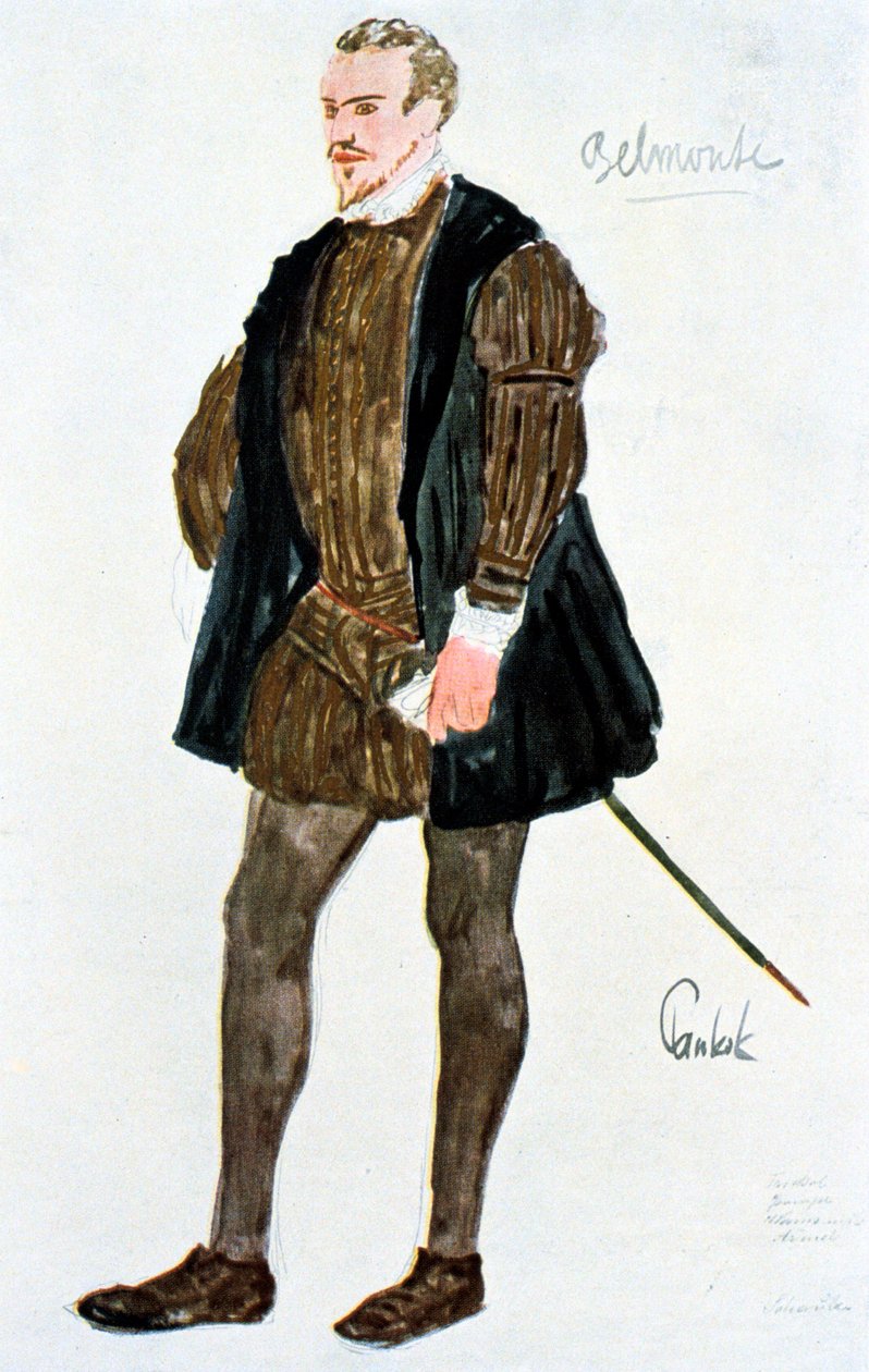 Belmonte的服装设计，c1913 作者 不明