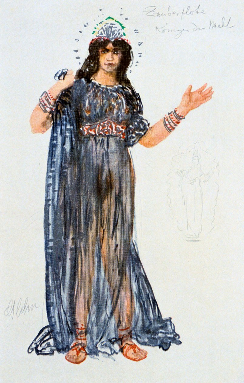 1913年夜女王的服装设计 作者 不明