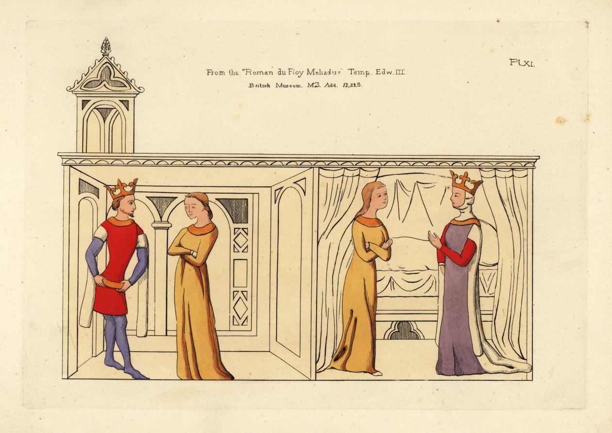 Costume of a king and queen 作者 不明