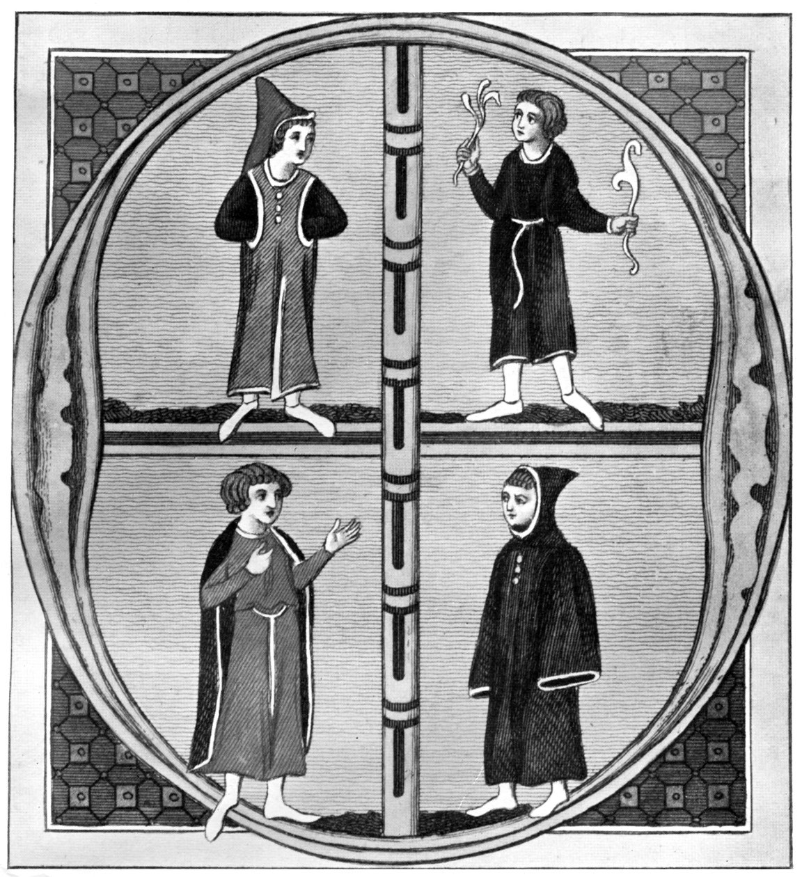 1910年的四个季节的服装 作者 不明