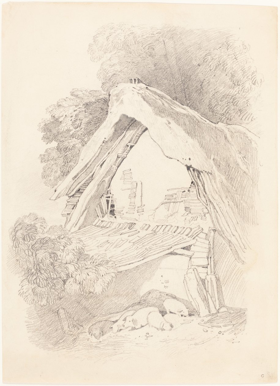 迪斯的小屋。 作者 不明