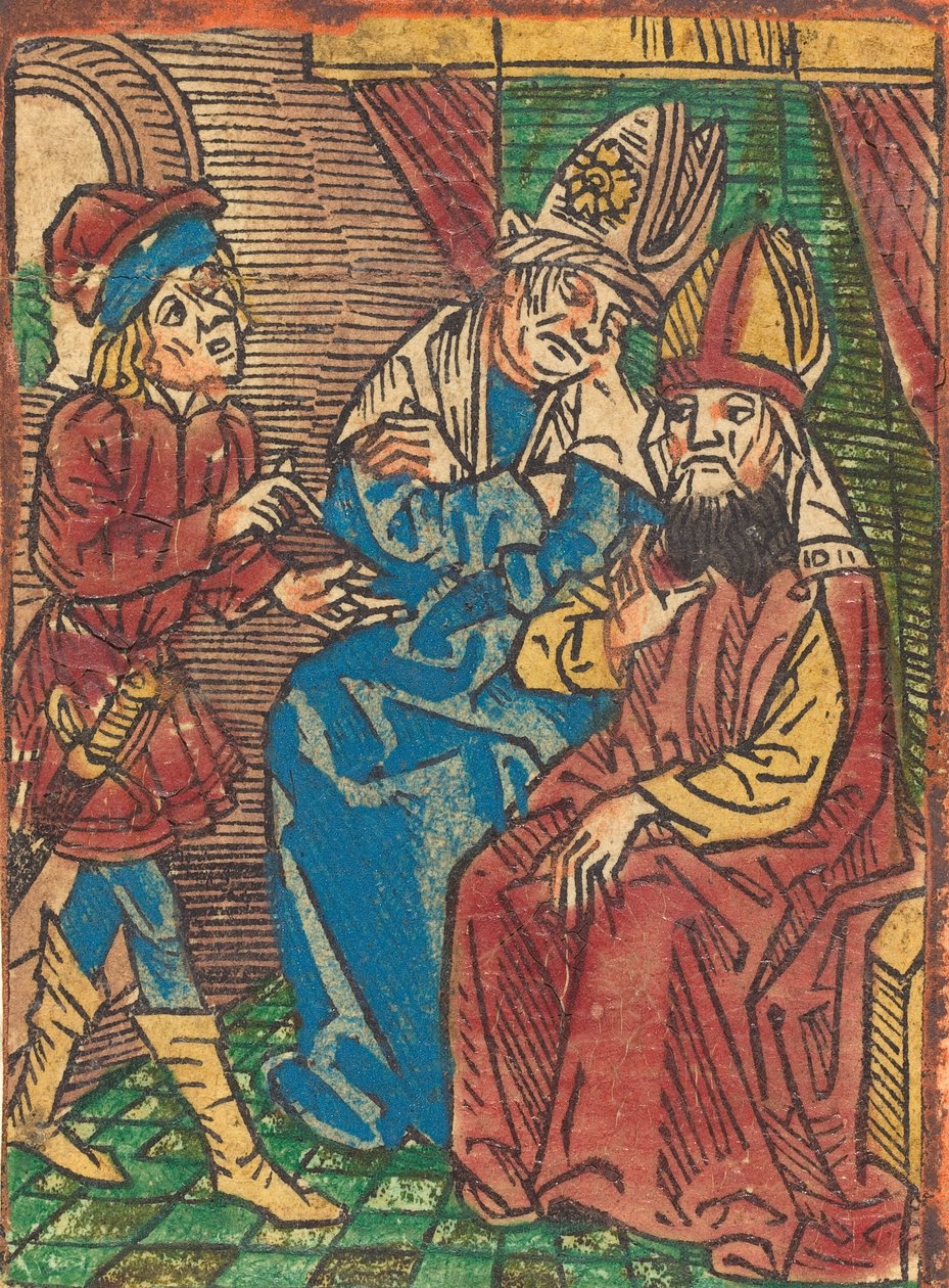 大祭司会议，约1490年。 作者 不明