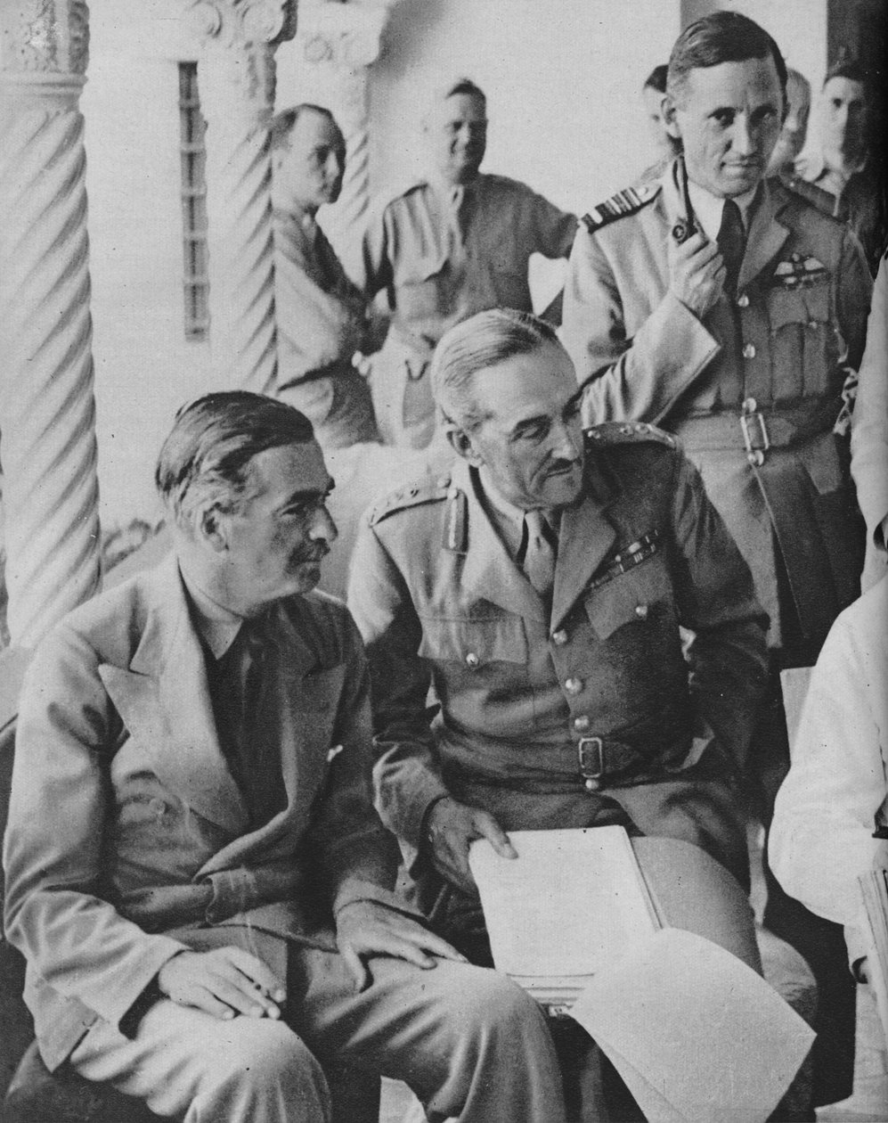 阿尔及尔战争委员会：丘吉尔先生与他的上尉，1943年 作者 不明