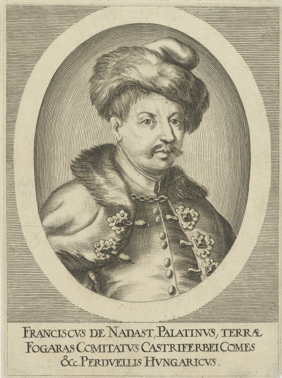 费伦茨·纳达斯伯爵（Count FerencNádasdy）1625-1671，1677年。 作者 不明