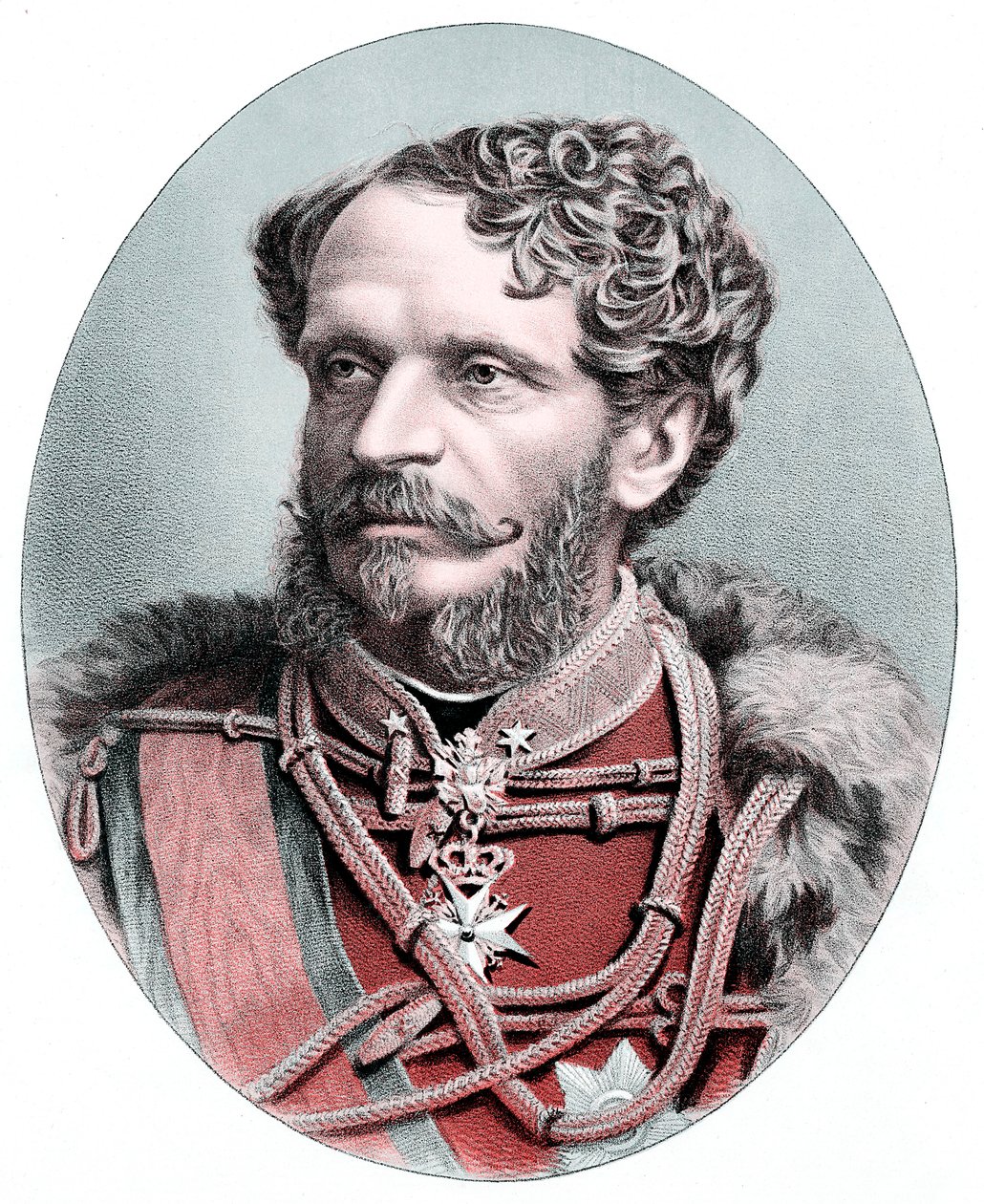 朱利叶斯·安德拉西伯爵（Count Julius Andrassy）1823-1890年，匈牙利政治家，约1880年 作者 不明
