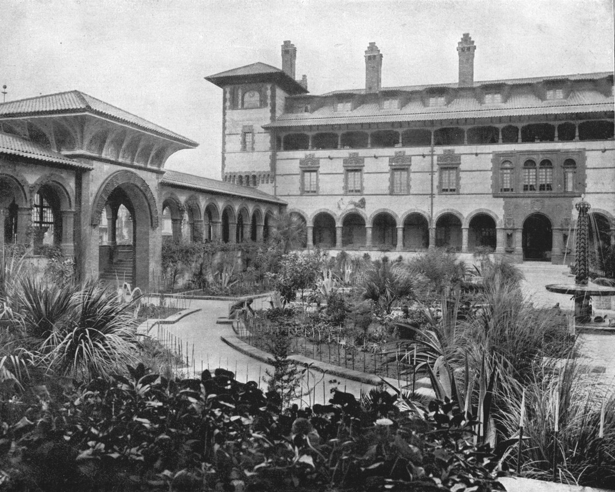 庞塞·德·利昂法院，美国佛罗里达州圣奥古斯丁，c1900年。 作者 不明