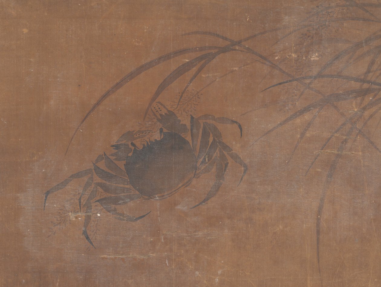 螃蟹和芦苇。 作者 不明