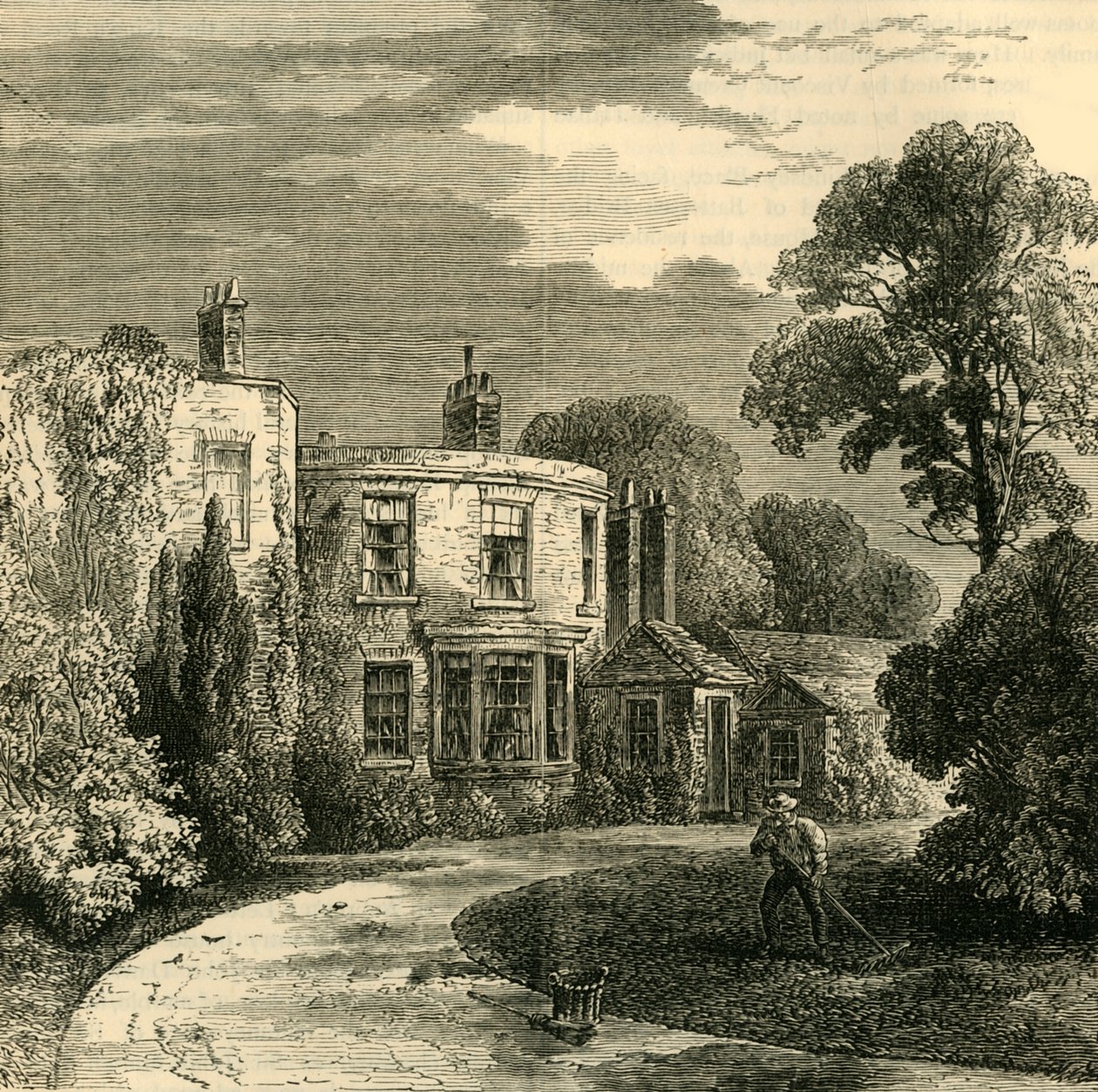 Cremorne Farm，1829年，c1876年。 作者 不明