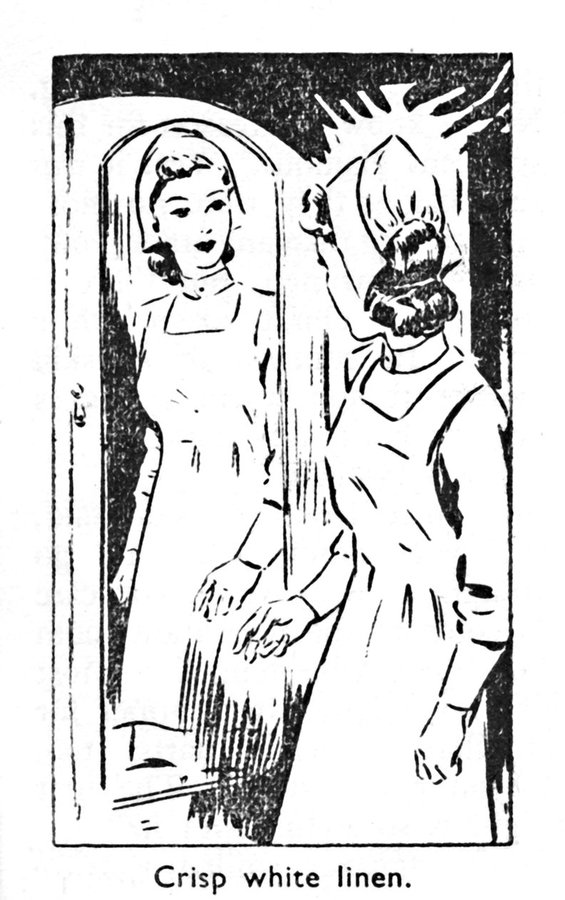 酥脆的白色亚麻，1940年 作者 不明