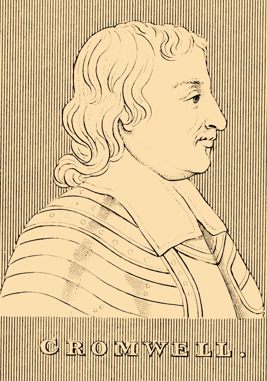 克伦威尔（Cromwell），1599-1658年，1830年。 作者 不明