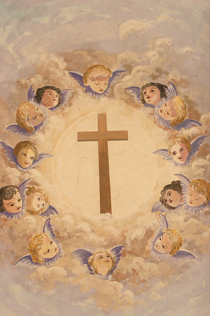 Cross and angels Montmin France 作者 不明