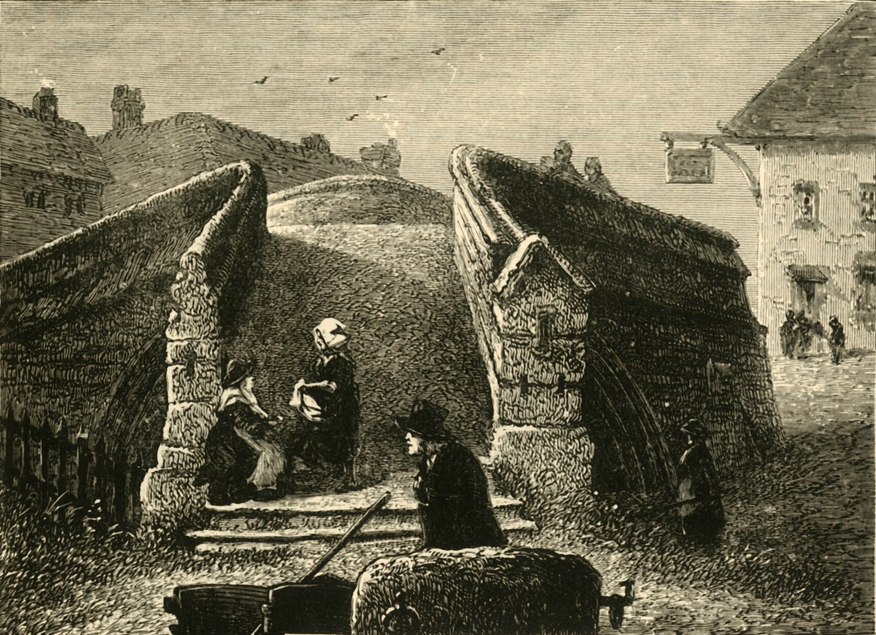克劳兰桥（Crowland Bridge），1898年。 作者 不明