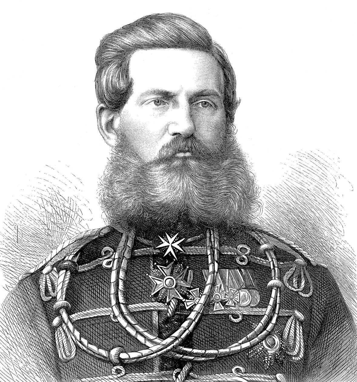 普鲁士王储弗雷德里克·威廉（Frederick William），1870年。 作者 不明