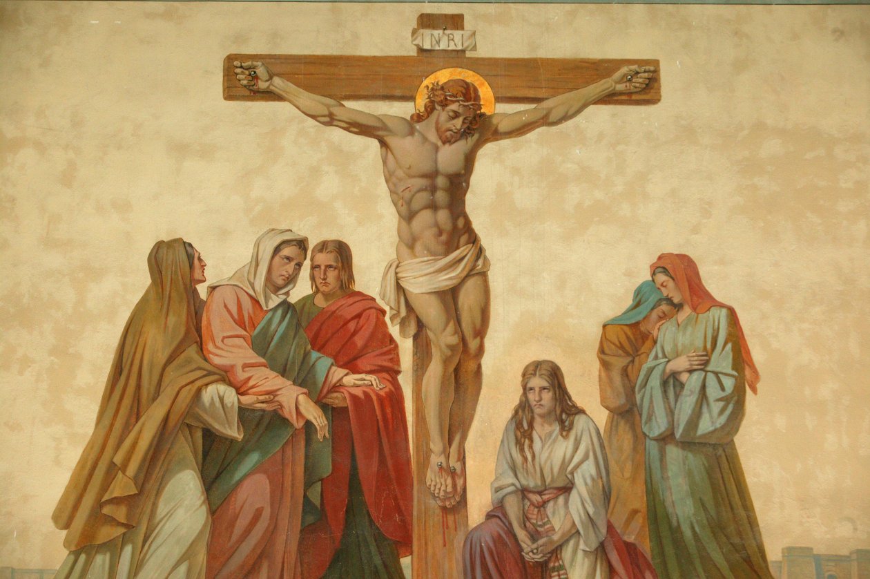 Crucifixion. Saint-Didier church Voreppe France 作者 不明