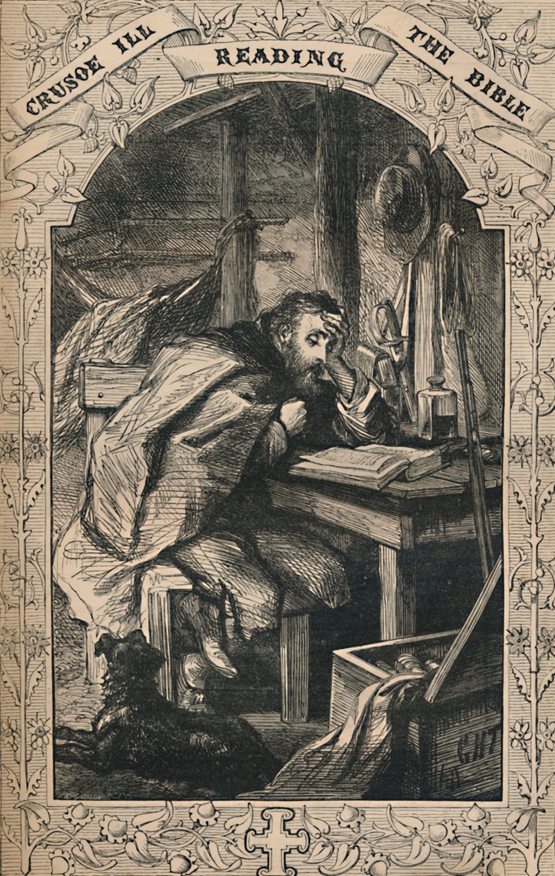 克鲁索不适读圣经，c1870 作者 不明