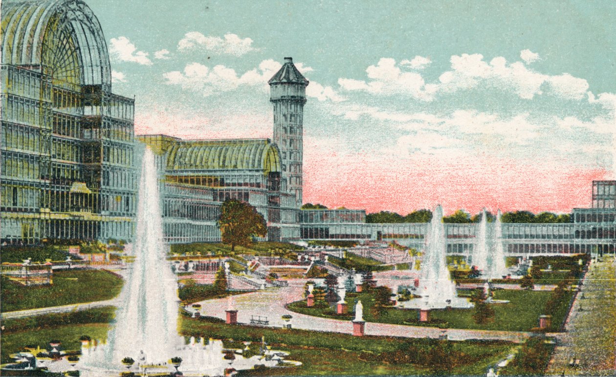 水晶宫，西登纳姆，约1910年 作者 不明