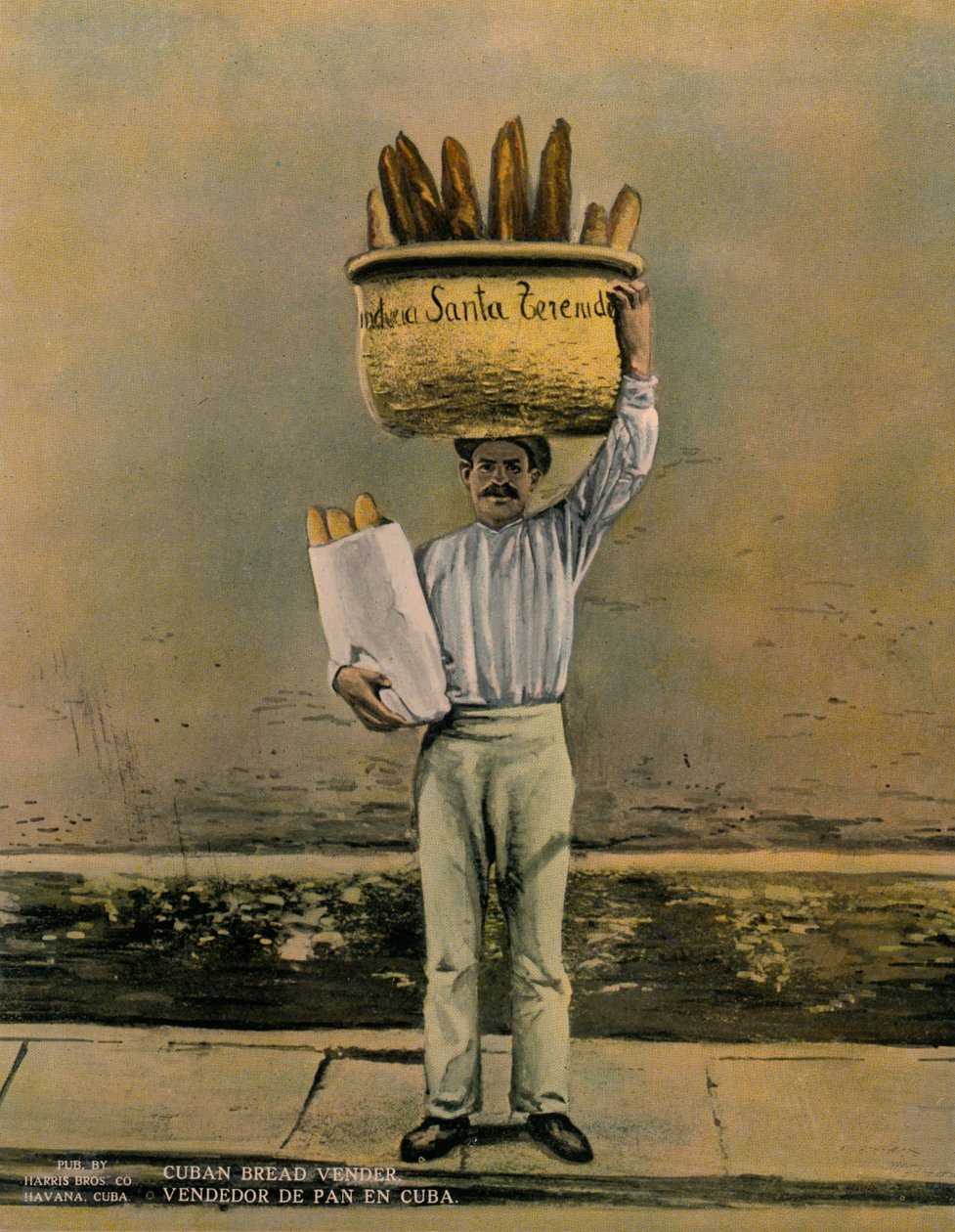 古巴面包供应商，c1920 作者 不明
