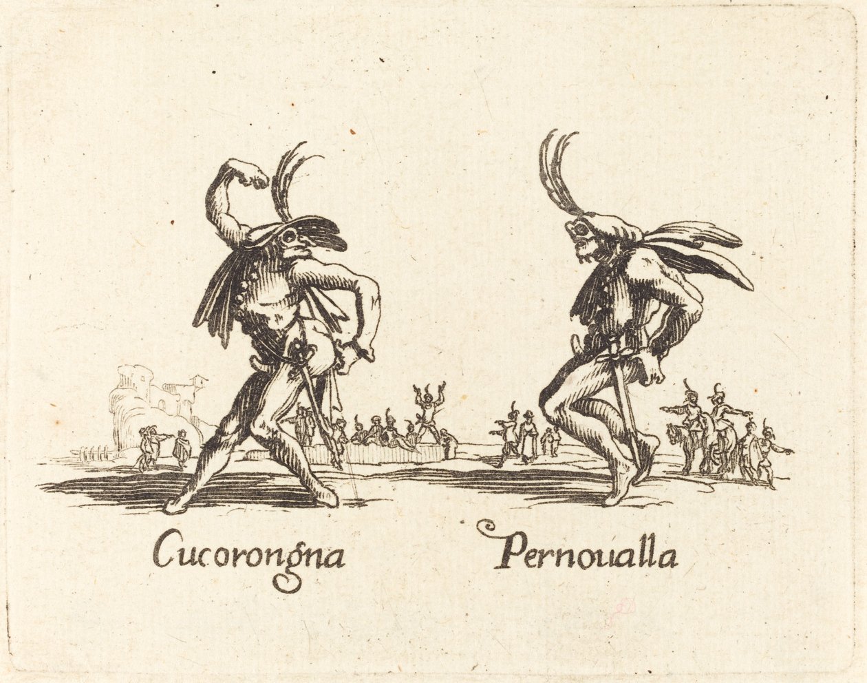 Cucorongna和Pernoualla。 作者 不明