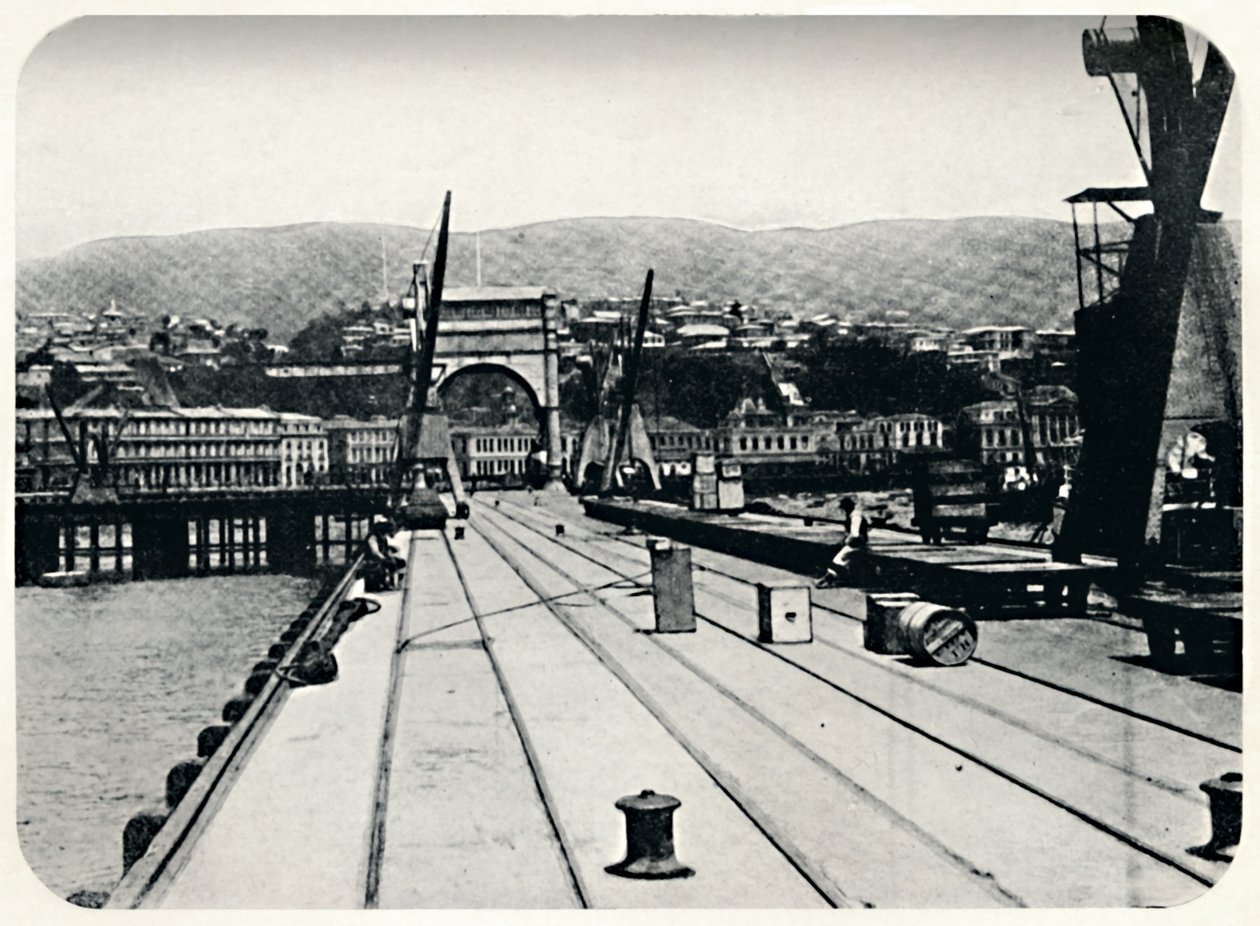 海关码头，瓦尔帕莱索，1911年 作者 不明