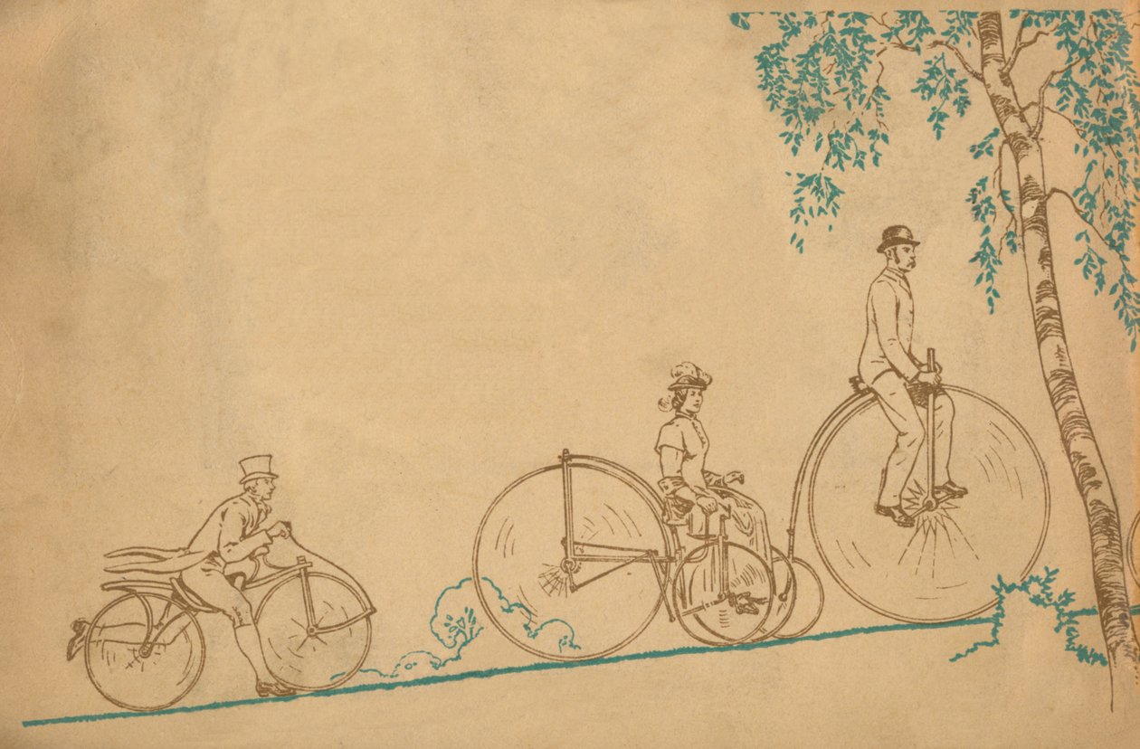 骑自行车1839-1939年的封底，1939年 作者 不明