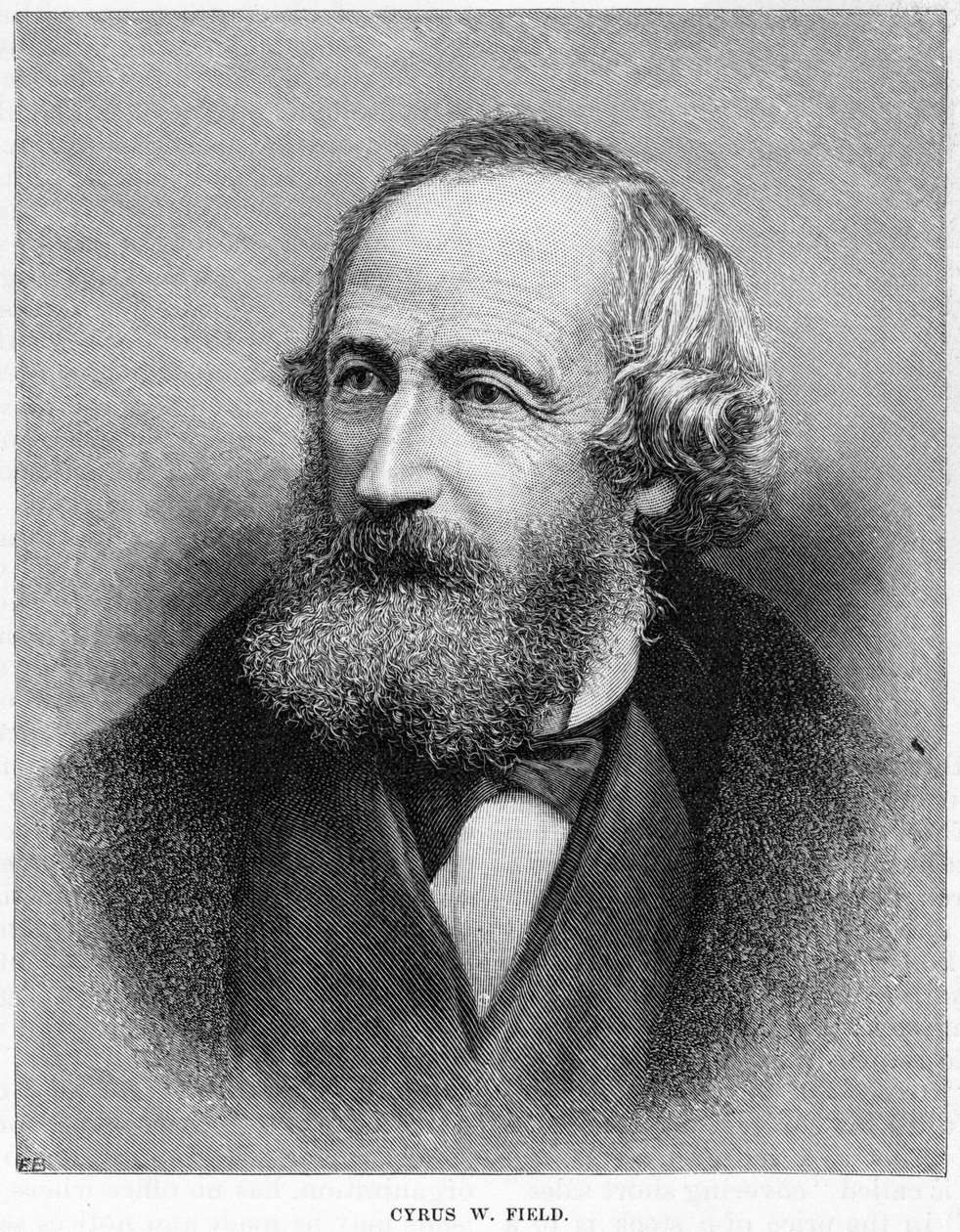 Cyrus W Field，美国金融家，十九世纪 作者 不明
