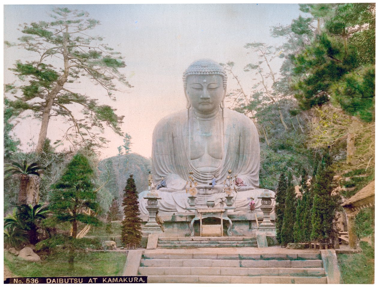 20世纪初，日本镰仓的Daibutsu 作者 不明