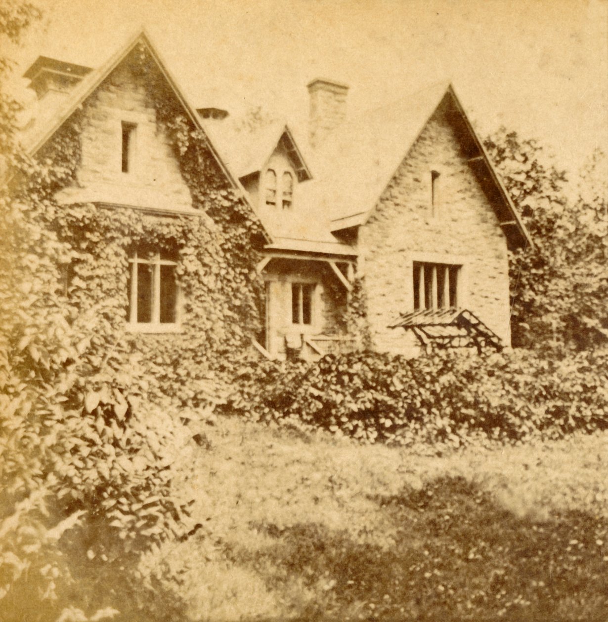 纽约布鲁克林展望公园奶制品小屋，建于1880年代。 作者 不明