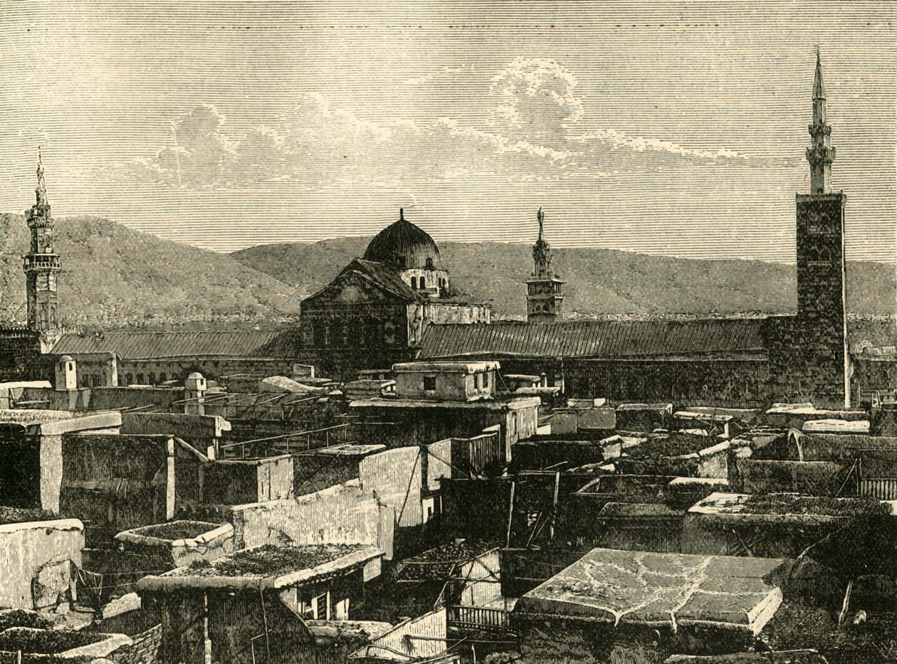 大马士革，1890年。 作者 不明