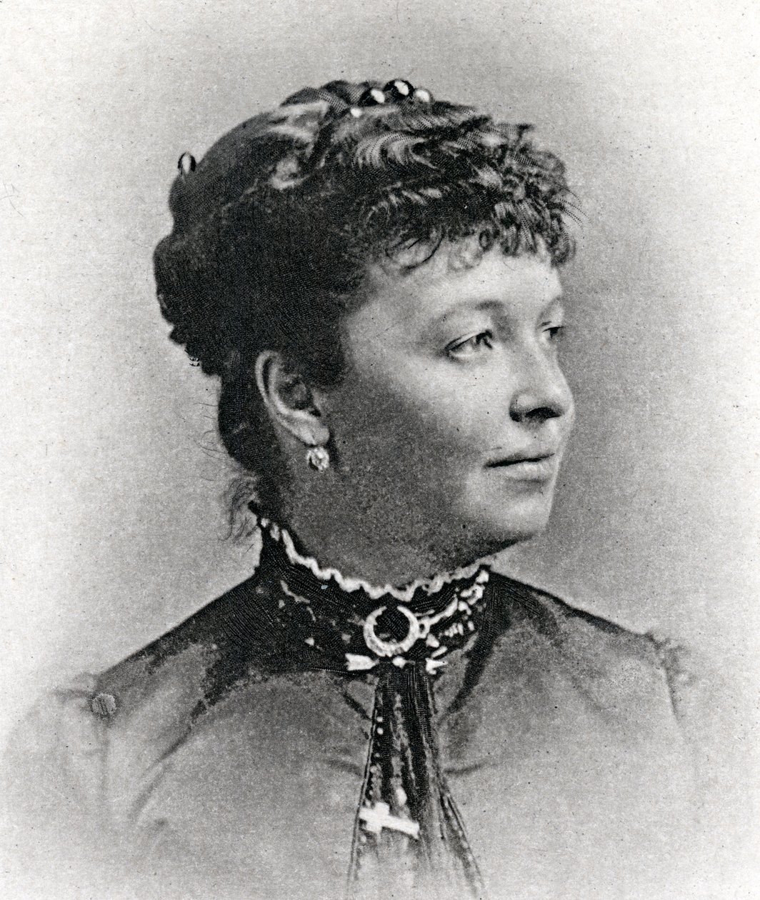 艾玛·阿尔巴尼夫人（Dame Emma Albani）1852-1930，加拿大歌剧歌手，c1890 作者 不明