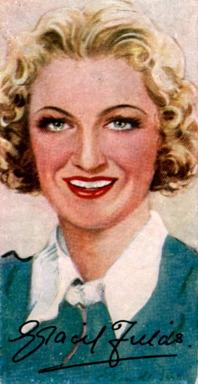 格雷西·菲尔德夫人（Dame Gracie Fields），1898年至1979年，英国歌手和喜剧演员，二十世纪 作者 不明