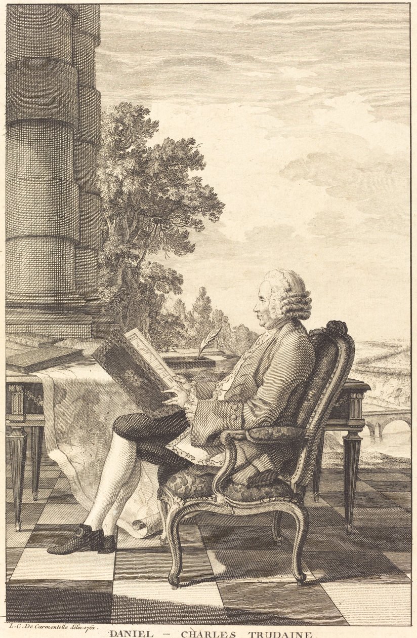 Daniel-Charles Trudaine, 约1761年。 作者 不明