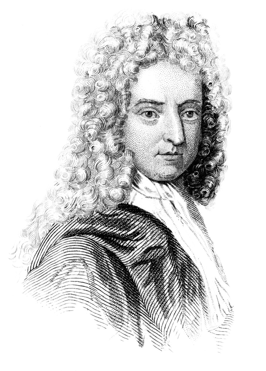 丹尼尔·迪福（Daniel Defoe），英国作家，记者和间谍，c1850 作者 不明