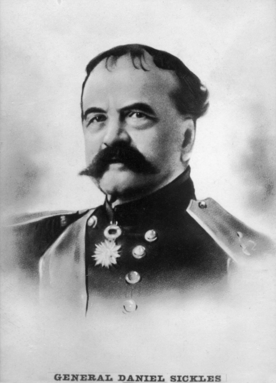 丹尼尔·西克斯（Daniel Sickles），1819年至1914年，1920年代 作者 不明