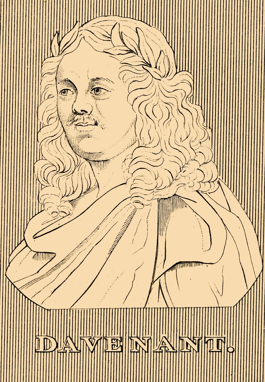 达文（Davenant），1606-1668年，1830年。 作者 不明